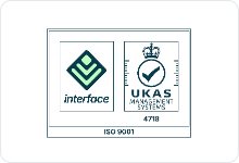 Interface UKAS ISO 9001 Accreditation